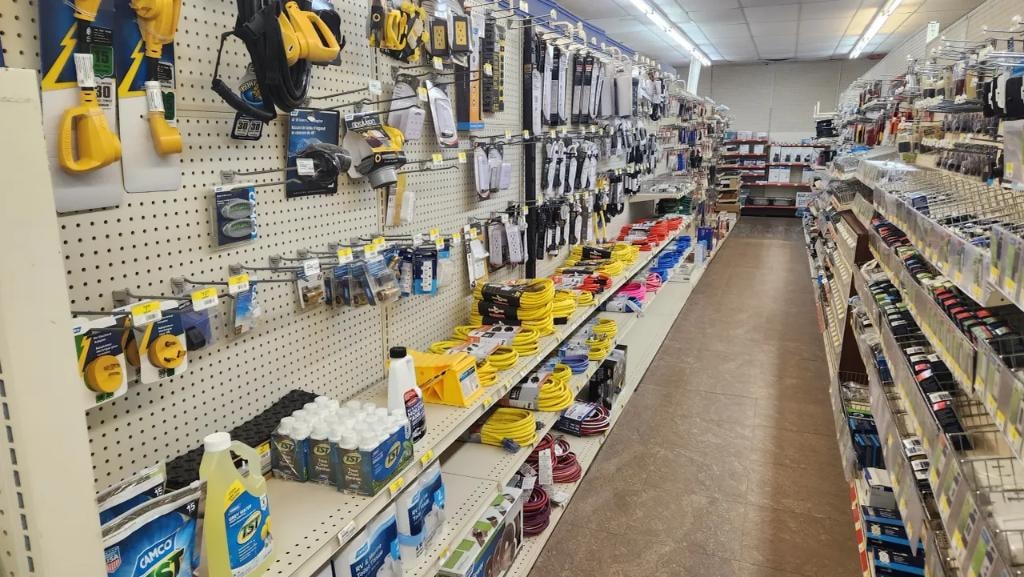 Electrical supplies aisle